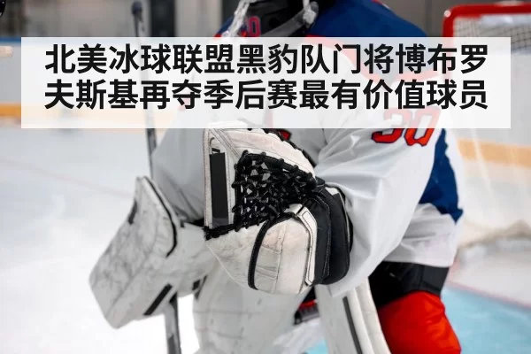 北美冰球联盟黑豹队门将博布罗夫斯基再夺季后赛最有价值球员